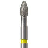 Бор Oko Dent, алмазний на турбінний наконечник, 379 FG 018SF (жовтий), 1шт.