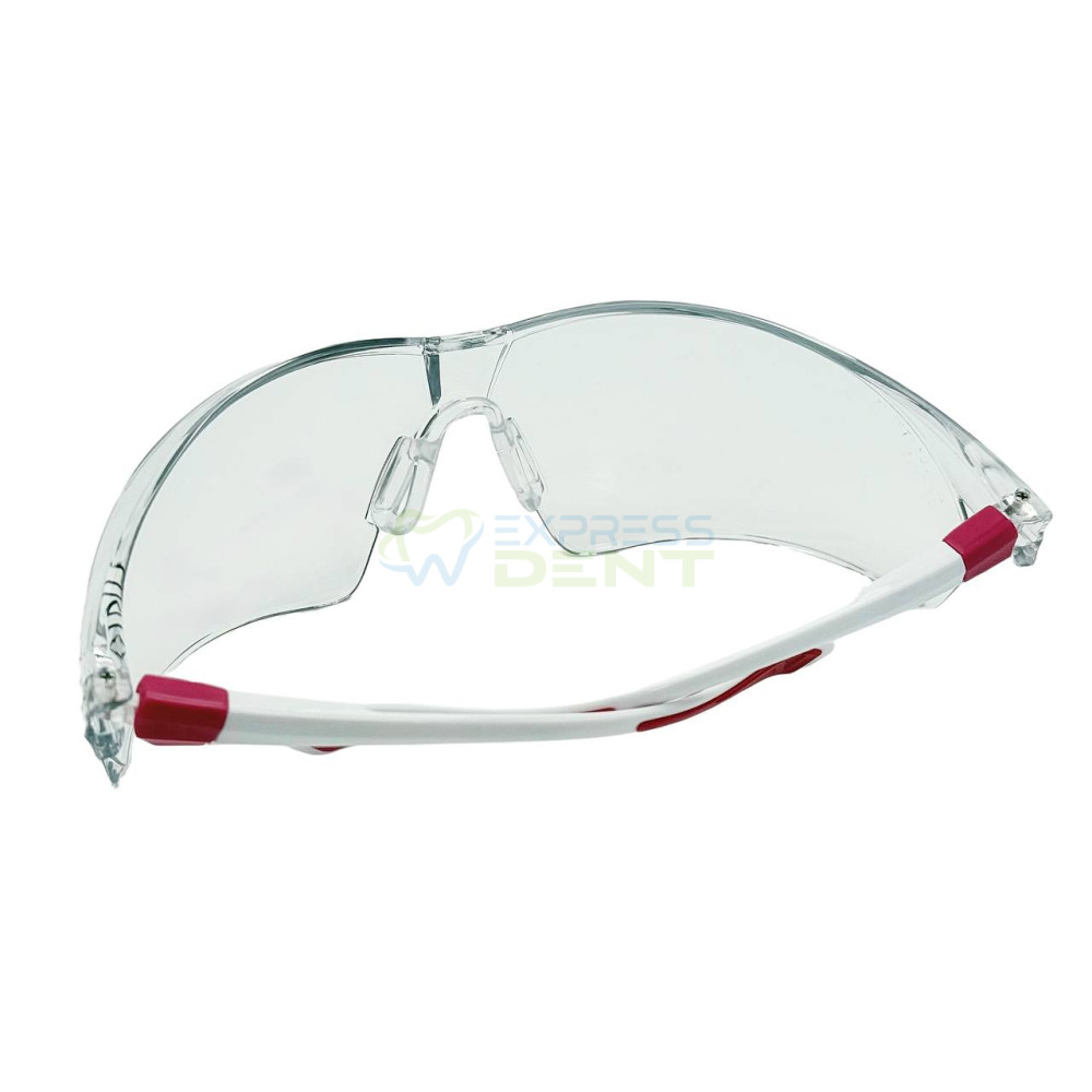 Окуляри захисні Univet прозорі, AS/AF 506U.03.02 white/pink