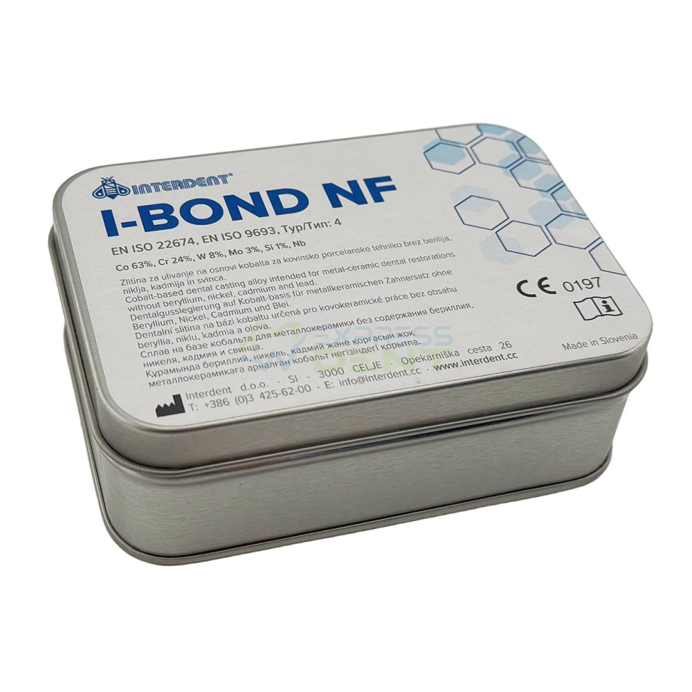 Метал Co-Cr для металокерамічних реставрацій I-BOND NF, Interdent