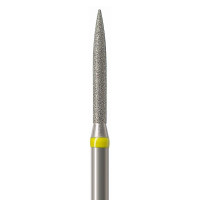 Бор Oko Dent, алмазный на турбинный наконечник, 863 FG 010SF, (желтый), 1шт.