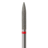 Бор Oko Dent, алмазний на турбінний наконечник, 863 FG 014F (червоний), 1шт.