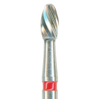 Бор Финир Oko Dent, на турбинный наконечник, С379 FG 018 (красный), 12 граней 1шт.