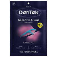 Дентек Sensetive Gums міжзубні флос-зубочистки, для чутливих ясен, 150шт.