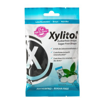 Льодяники з 100% ксилітолом Xylitol Drops, м'ята, 60г