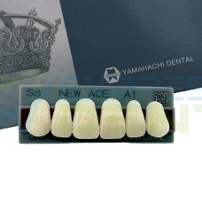 Зуби Yamahachi, фронтальна група, A1, S8 верх, 6шт. Зуби Yamahachi, фронтальна група, A1, S8 верх, 6шт.