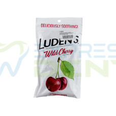 Льодяники з пектином Luden's, заспокійливі для горла та порожнини рота, дика вишня, 30шт.
