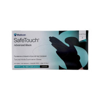 Перчатки MedicomSafeTouch Нитрил Black S 3,5г