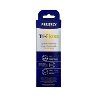 Песітро зубна нитка Tri-Floss 3 в 1 ортодонтична (для очищення імплантів, брекетів, мостів), 50шт