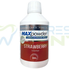 Порошок для професійної гігієни MaxPowder бікарбонат натрію, 40мкм, полуниця, 300г