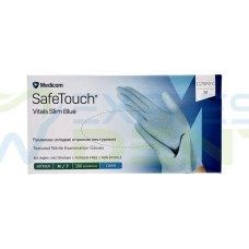 Рукавички MedicomSafeTouch Нітрил Blue M, 3,0г